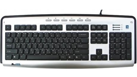 Клавиатура A4Tech KL-23MU PS/2 Silver/Black в Киеве