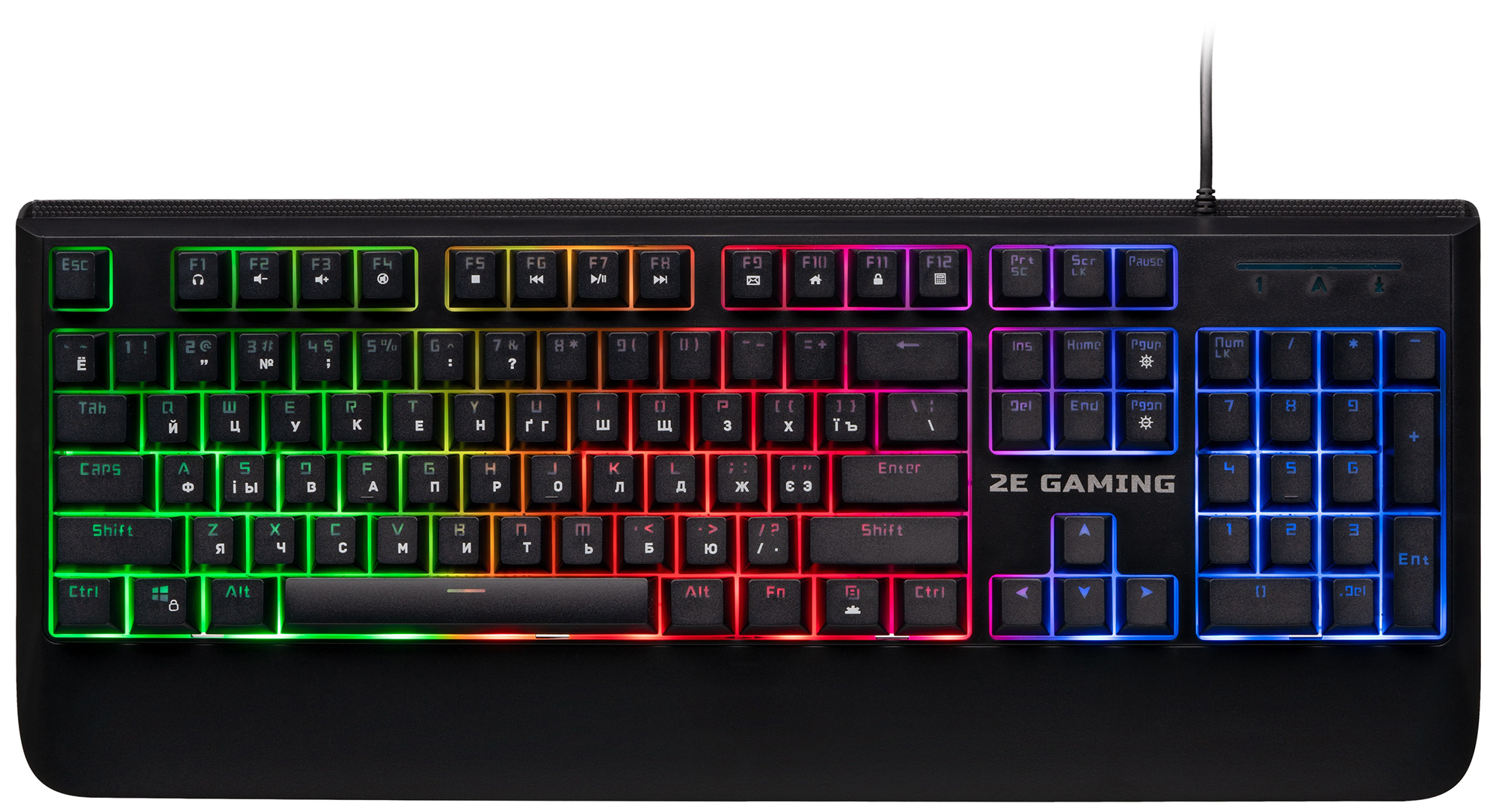 Ігрова клавіатура 2E GAMING KG325 LED USB Black (2E-KG325UB) в Києві