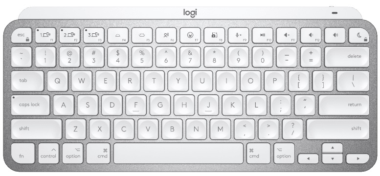 Клавіатура LOGITECH MX Keys Mini For Mac Wireless Illuminated Pale Grey (920-010526) в Києві