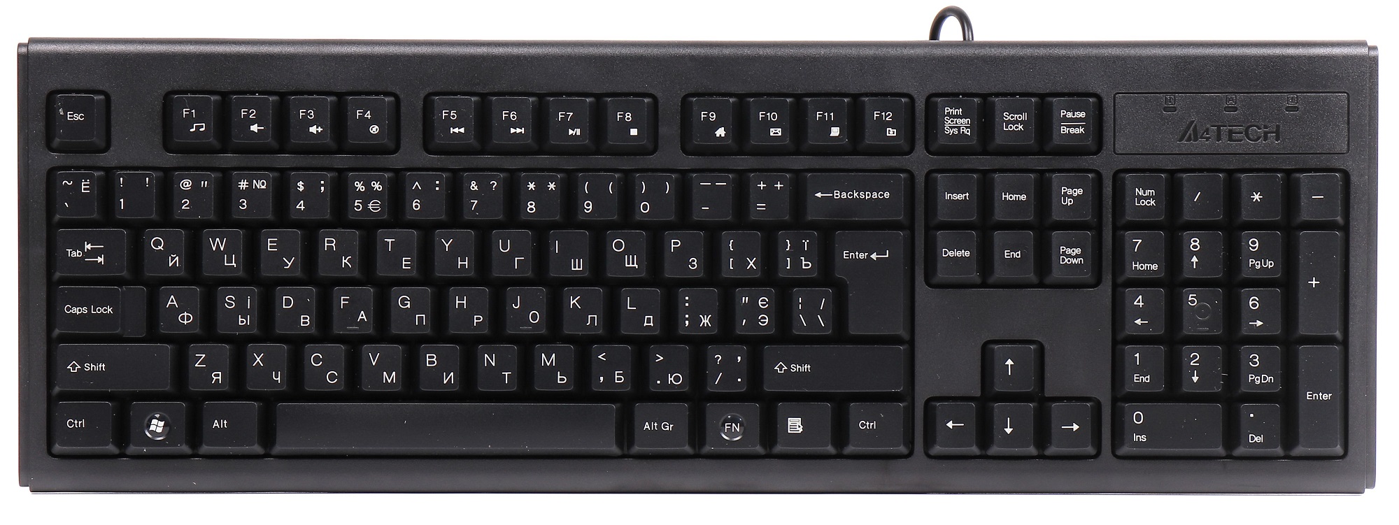 Клавіатура A4TECH KM-720 USB Black в Києві