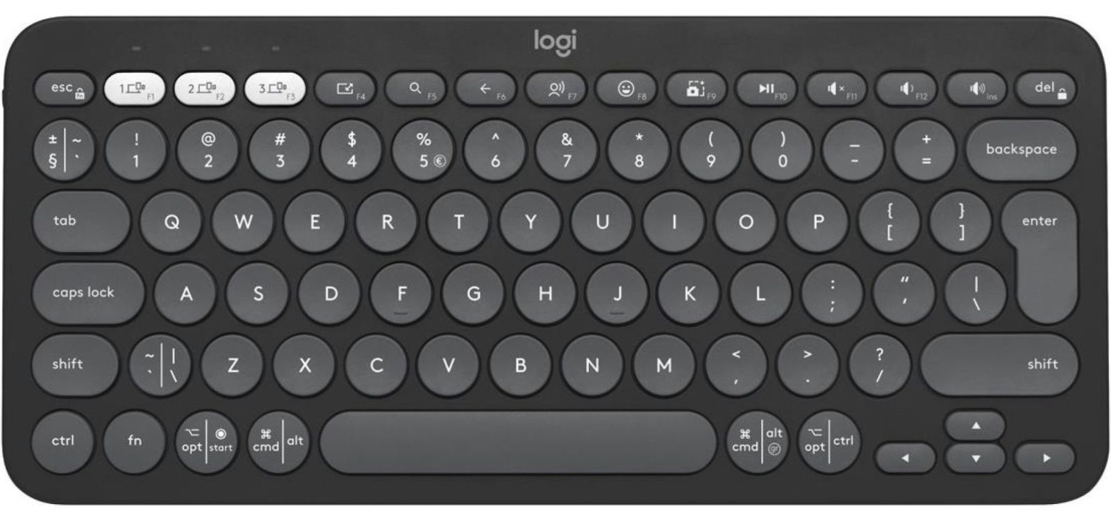 Клавиатура LOGITECH Pebble Keys 2 K380s Graphite (920-011851) в Киеве