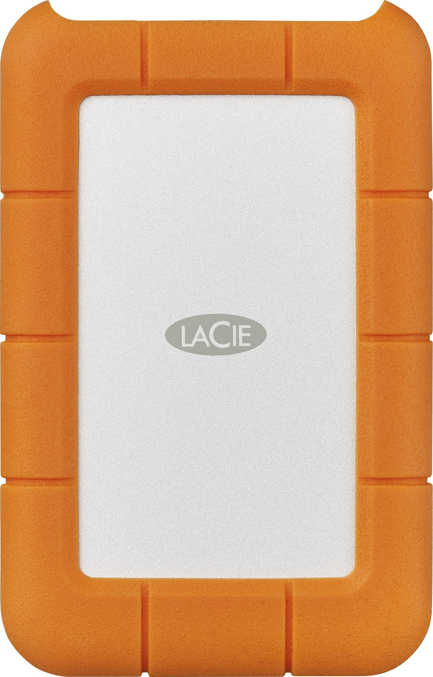 Зовнішній жорсткий диск 2.5" LACIE Rugged 5TB USB-C White/Orange (STFR5000800) в Києві