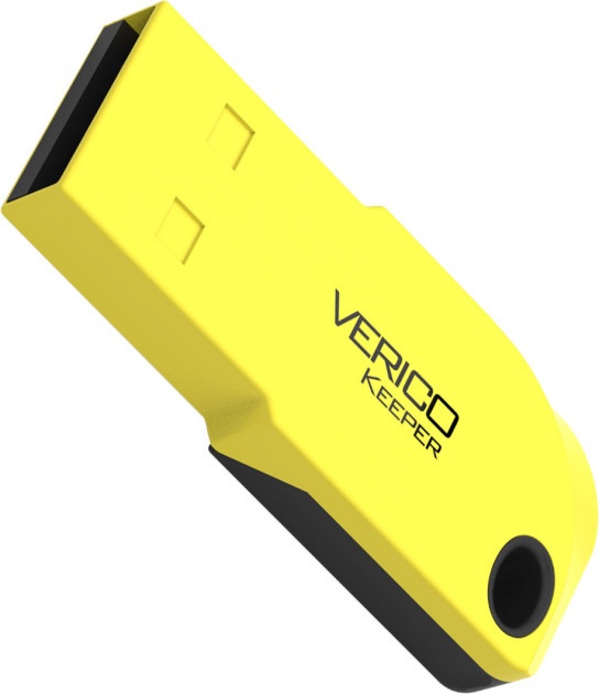 Накопичувач Verico USB 16Gb Keeper Yellow+Black в Києві
