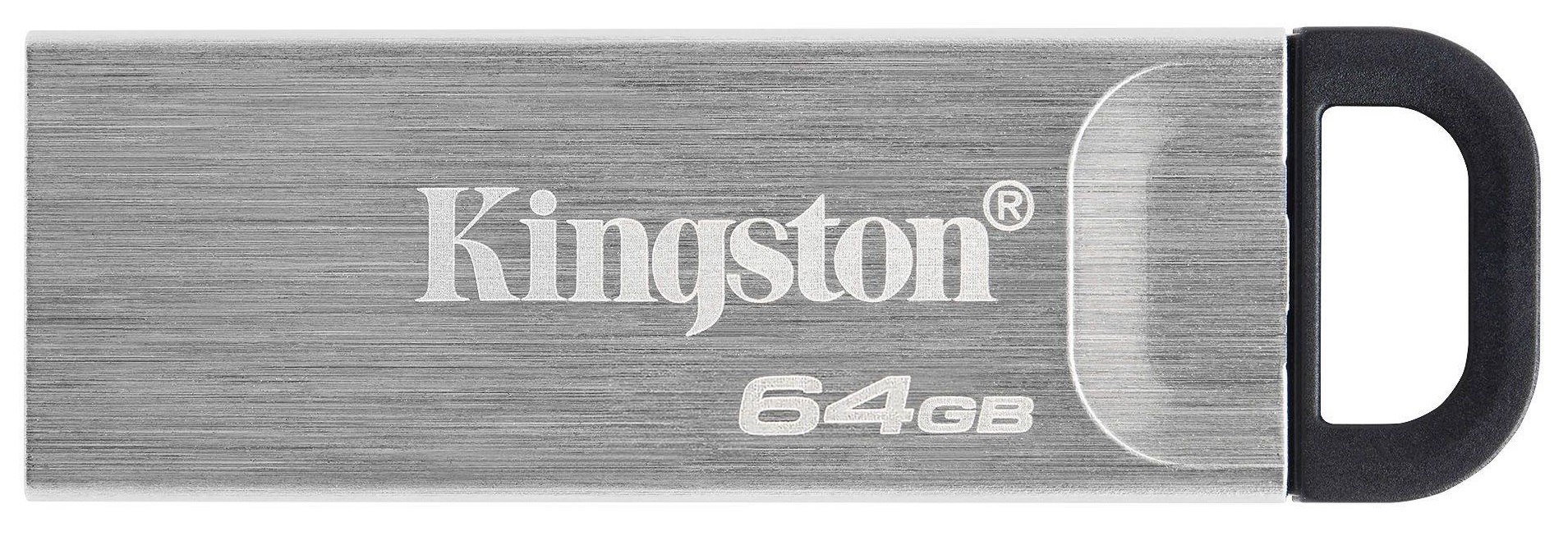 USB-накопичувач 64GB KINGSTON DataTraveler Kyson USB 3.2 Silver/Black (DTKN/64GB) в Києві