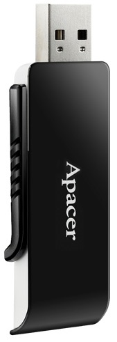 USB флеш накопичувач APACER 64GB USB3.0 AH350 Black (AP64GAH350B-1) в Києві