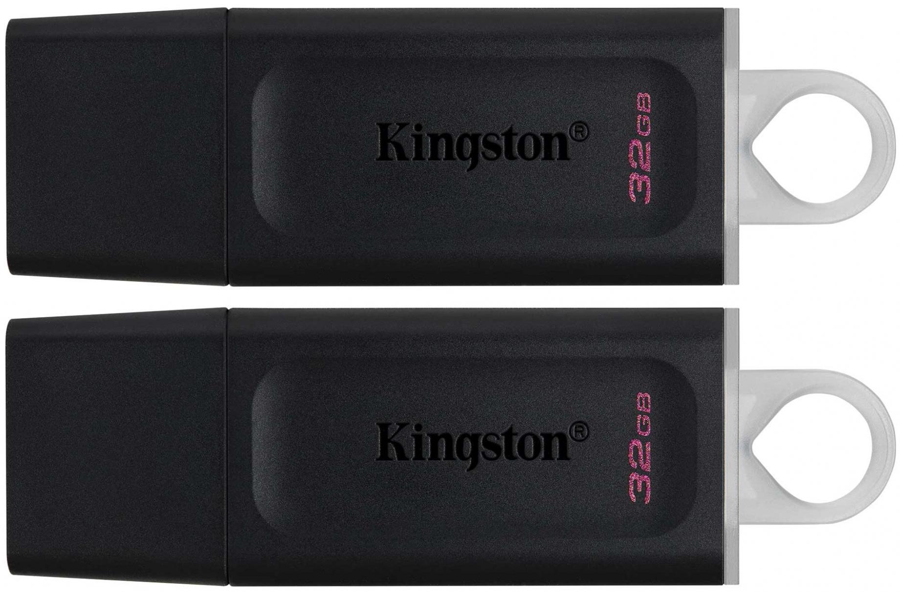 USB-накопитель 2x32GB KINGSTON DataTraveler Exodia USB 3.2 Black/White (DTX/32GB-2P) в Киеве