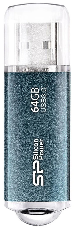 USB-накопитель 64GB SILICON POWER Marvel M01 USB 3.0 Blue (SP064GBUF3M01V1B) в Киеве