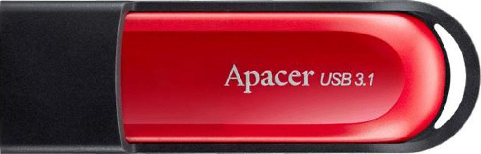 USB-накопичувач 32GB APACER AH25A USB 3.1 Gentleman Black/Red (AP32GAH25AB-1) в Києві