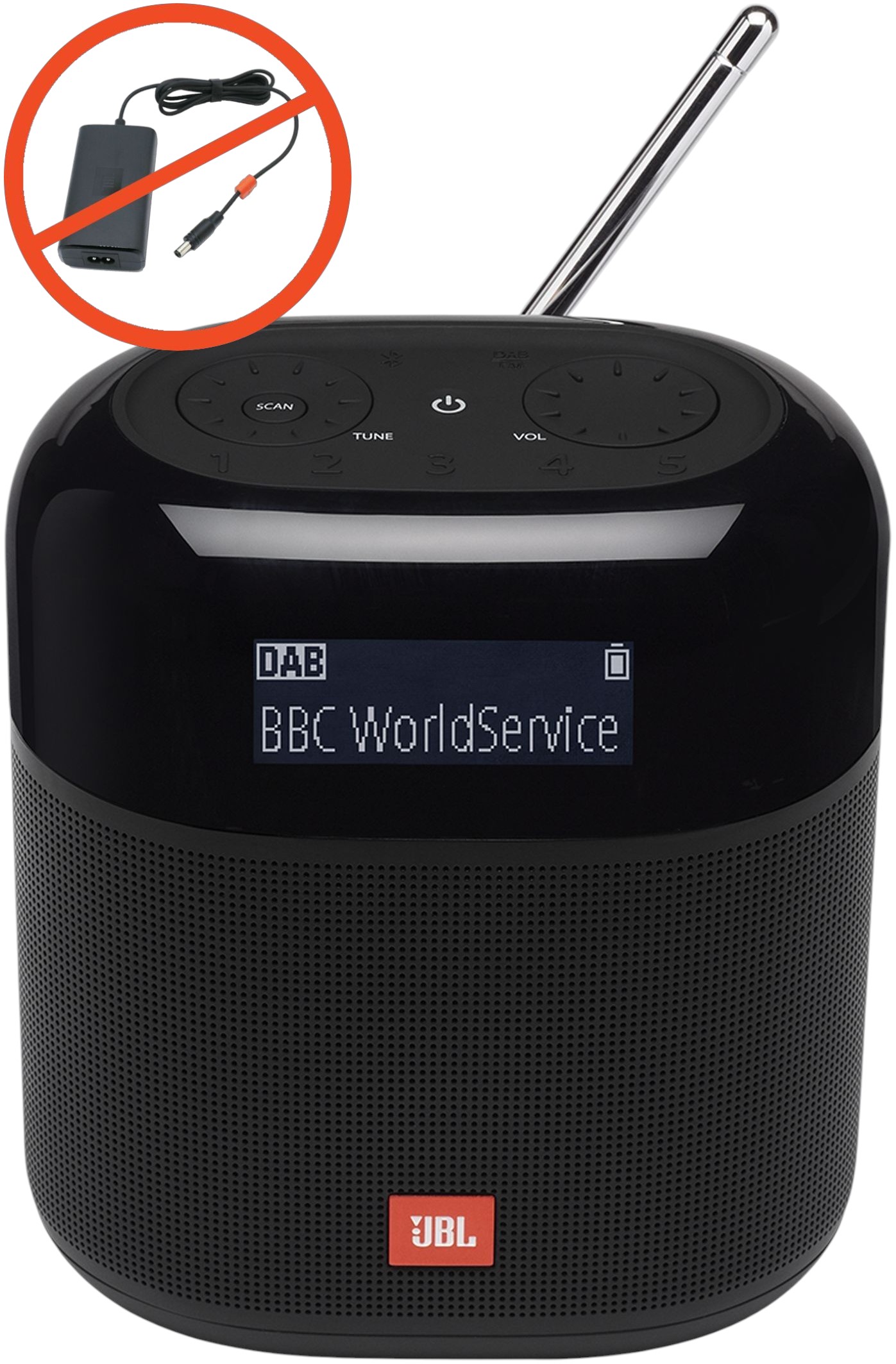 Портативна акустика JBL Tuner XL Black (JBLTUNERXLBLKEUNA) без зарядного адаптера в Києві