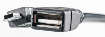 Кабель POWERPLANT OTG USB 2.0 AF - Mini, 0.1м (KD00AS1234) в Киеве