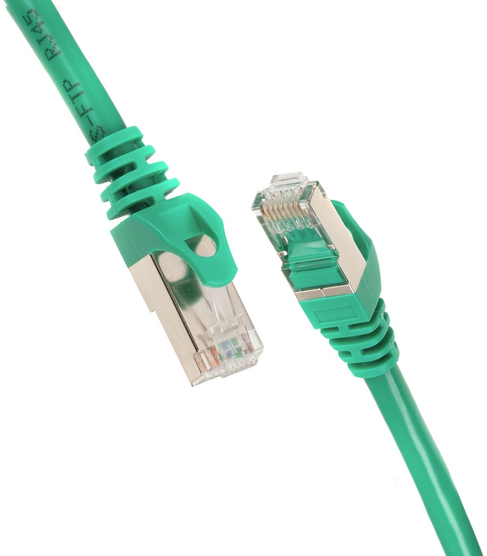Патч-корд 2E CAT 6,S-FTP RJ45, 4Х2 27AWG ,7/0.14 CU, 1.00 M,PVC, GREEN в Києві
