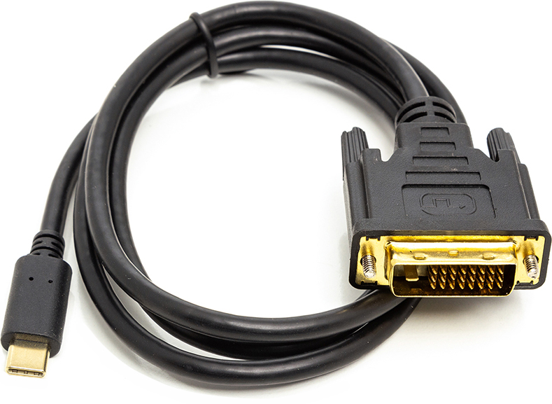 Кабель POWERPLANT USB Type-C 3.1/DVI (24+1) (M) 1м (CA912124) в Киеве