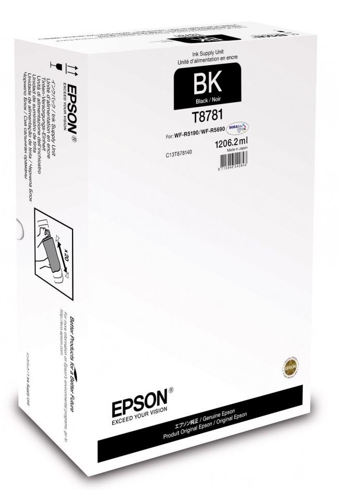 Картридж Epson WF-R5190/WF-R5690 black XXL (C13T878140) в Києві