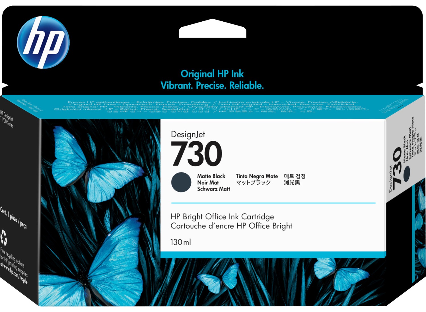 Картридж HP 730 300-ml Matte Black Ink Cartridge в Києві