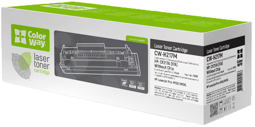 Картридж COLORWAY до HP LJ Pro M102/130 (CF217A) Black (CW-H217M) в Києві