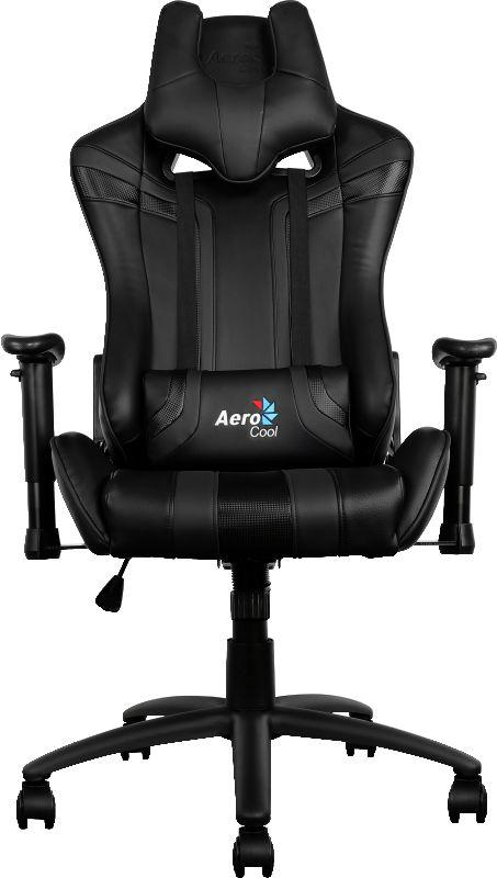 Кресло AEROCOOL AC120B Black + 2 подушки (ACGC-2002101.11) в Києві