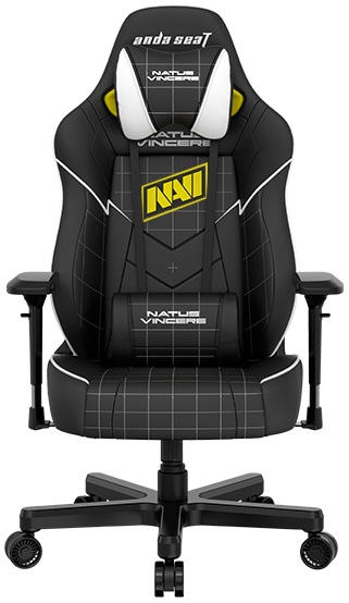Кресло игровое Anda Seat Navi Edition Black Size XL (AD19-04-BW-PV) в Киеве