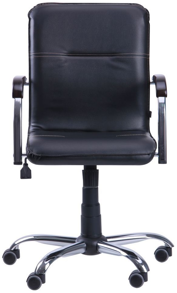 Крісло AMF Самба-RC Хром горіх Скаден чорний без канта (012683) в Києві