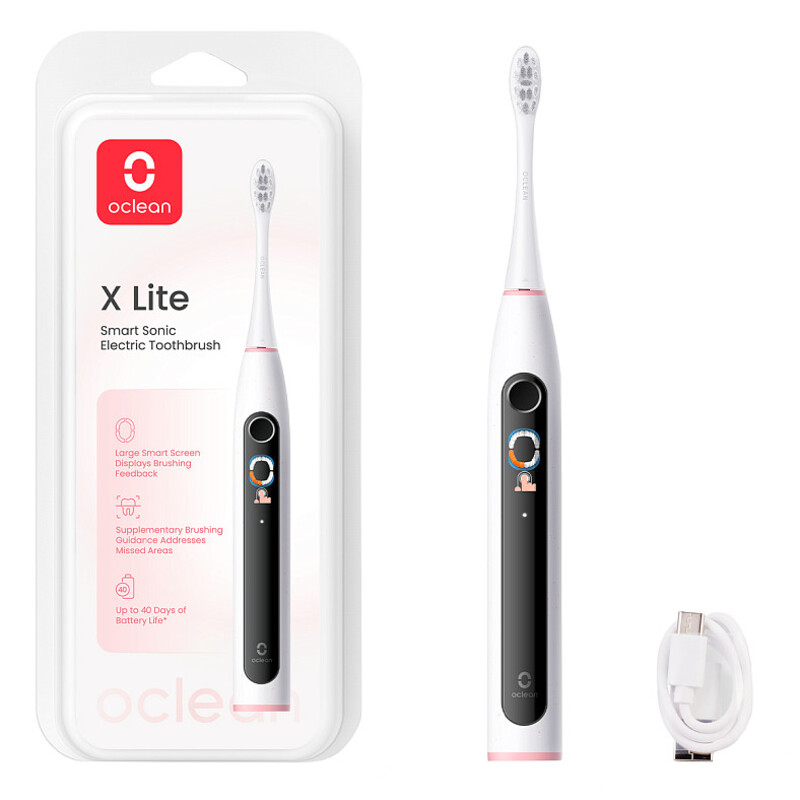 Зубна щітка OCLEAN X Lite Grey (6970810555981) в Києві