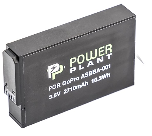 Акумулятор PowerPlant для GoPro ASBBA-001 (CB970155) в Києві