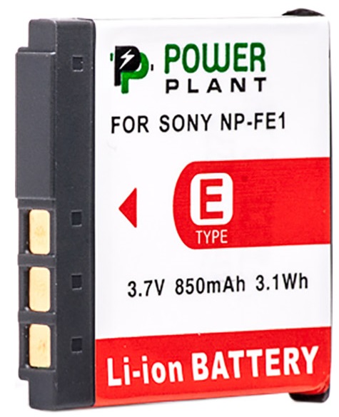 Акумулятор PowerPlant Sony NP-FE1 (DV00DV1062) в Києві