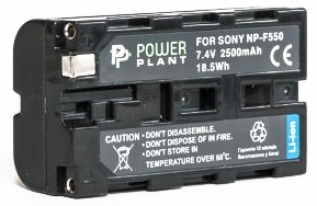 Аккумулятор PowerPlant Sony LED NP-F550 DV00DV1365 в Киеве
