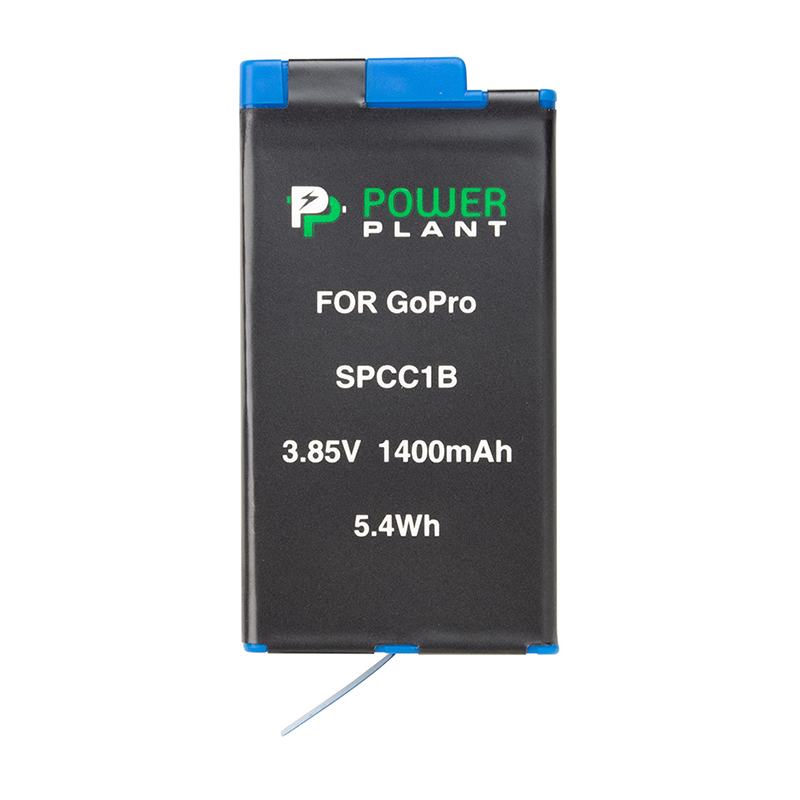 Aкумулятор POWERPLANT для GoPro SPCC1B 1400mAh (CB970346) в Києві