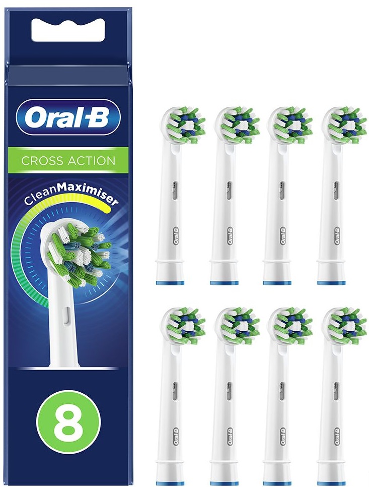 Насадка для зубной электрощетки BRAUN Oral-B Cross Action EB50RB 8 шт в Киеве