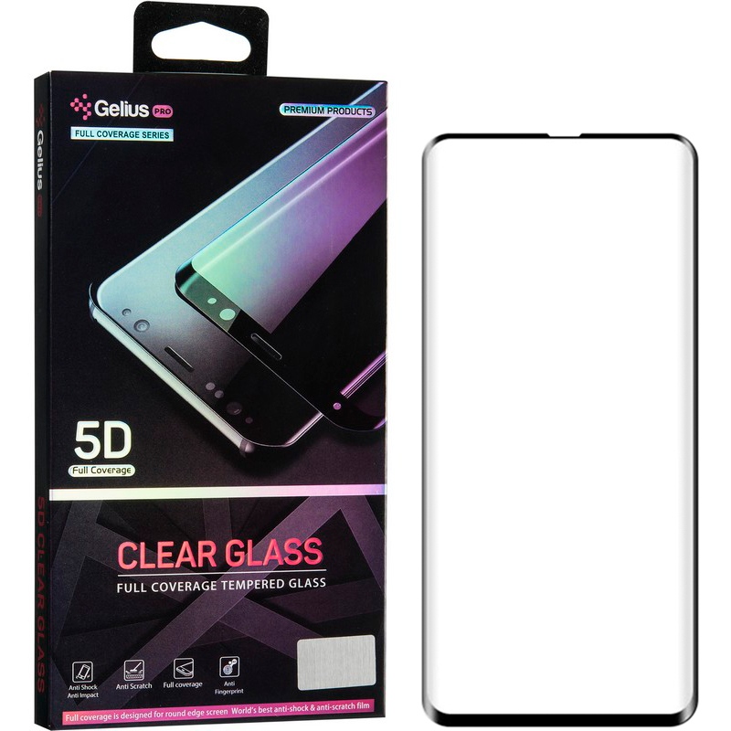 Защитное стекло GELIUS 5D для Samsung Galaxy S10 Transparent в Киеве