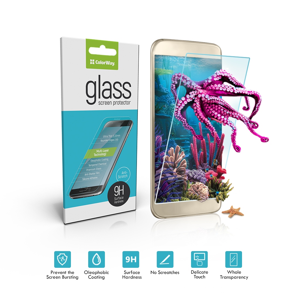 Защитное стекло ColorWay Huawei MediaPad T3 8.0 в Киеве