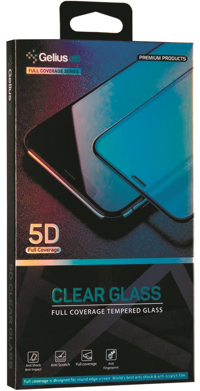 Защитное стекло GELIUS Pro 5D для Apple iPhone 12 Black (81698) в Киеве