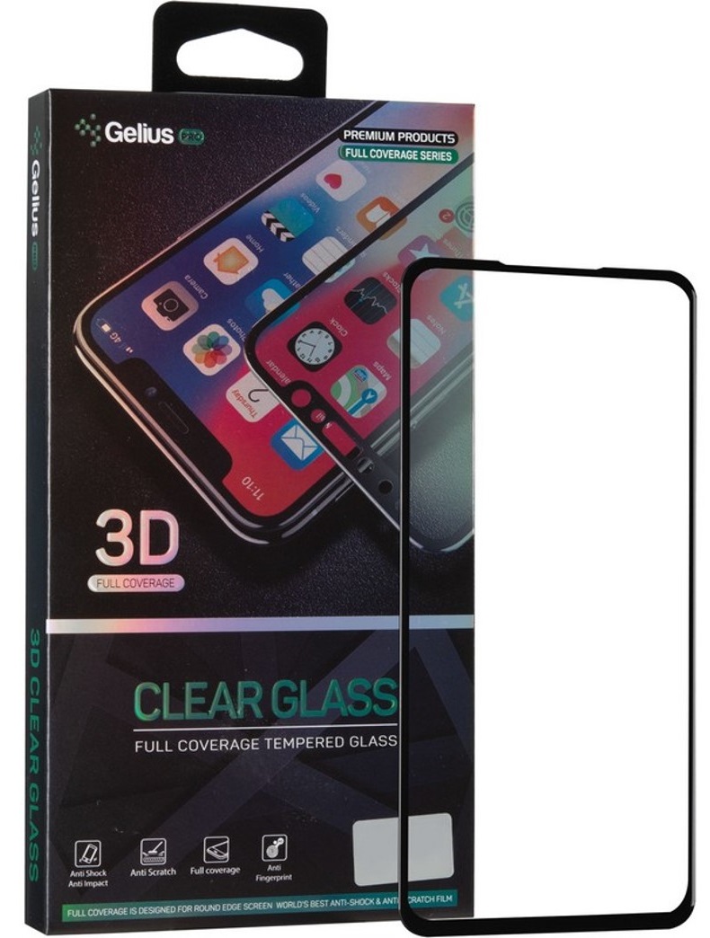 Защитное стекло GELIUS Pro 3D для Oppo Reno 5 Lite Black (86396) в Киеве