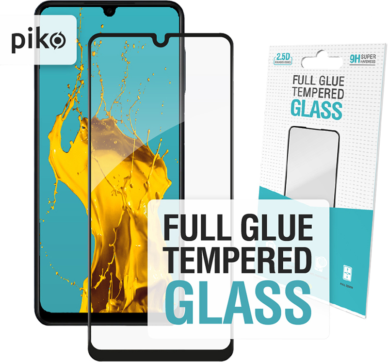Защитное стекло PIKO для Samsung Galaxy M22 9H FG Black (1283126517495) в Киеве
