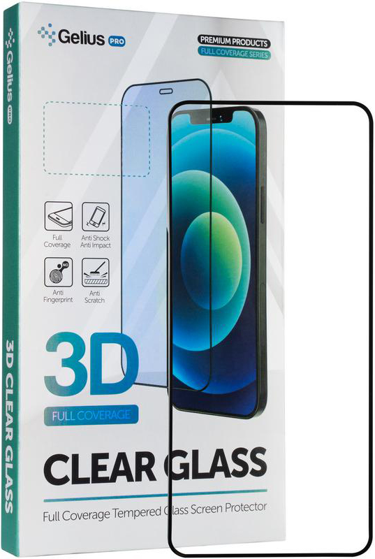 Захисне скло GELIUS Pro для Samsung Galaxy М52 (M526) 3D Black (89240) в Києві