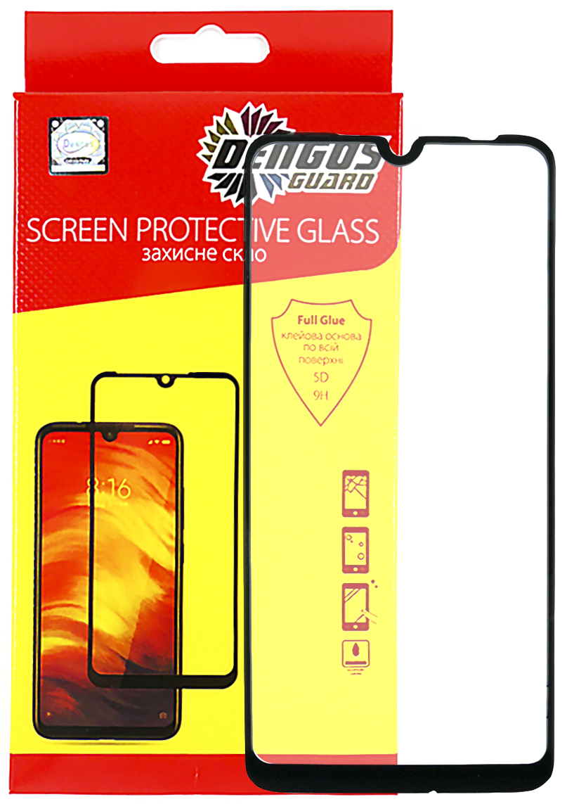 Защитное стекло DENGOS Full Glue для Xiaomi Redmi 7 Black (TGFG-61) в Киеве