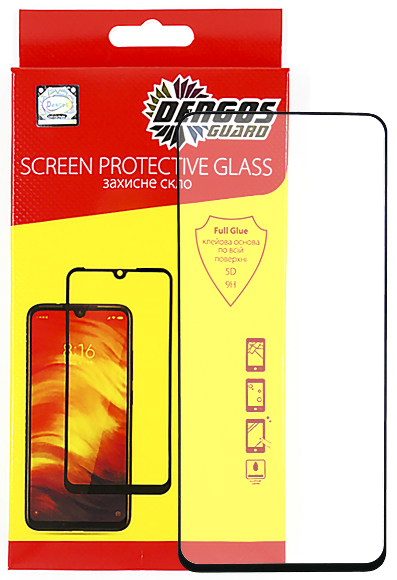 Защитное стекло DENGOS Full Glue для Samsung Galaxy M51 Black (TGFG-142) в Киеве