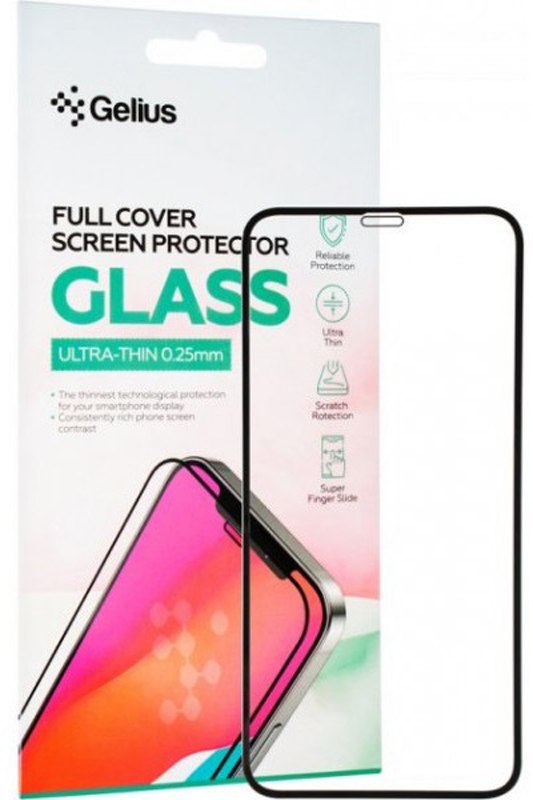 Защитное стекло GELIUS Full Cover Ultra-Thin для Apple iPhone 11 Pro Black (88700) в Киеве
