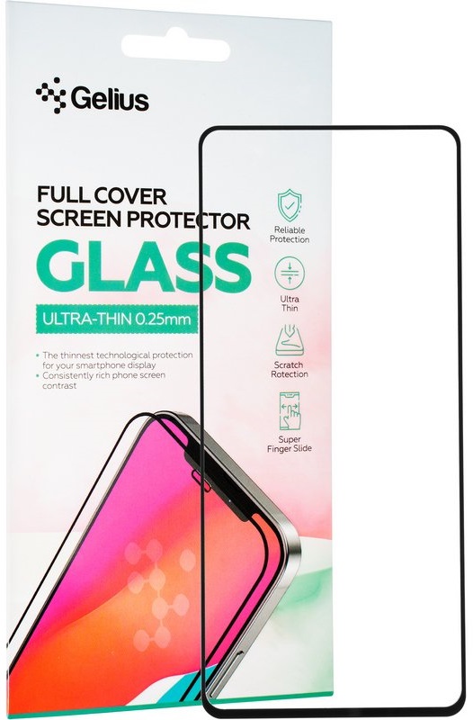 Защитное стекло GELIUS Full Cover Ultra-Thin для Samsung Galaxy A736 (A73) Black (90786) в Киеве