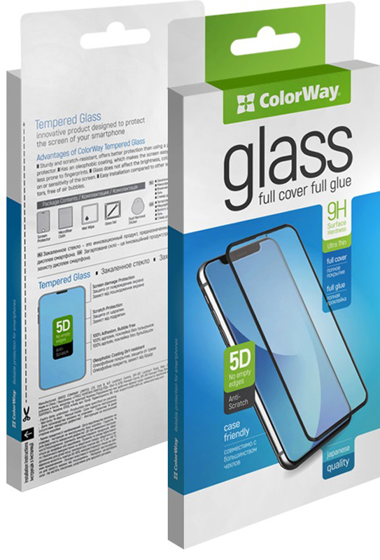 Защитное стекло COLORWAY Full Cover для Xiaomi Redmi Note 10 5G Black (CW-GSFGXRN105-BK) в Киеве
