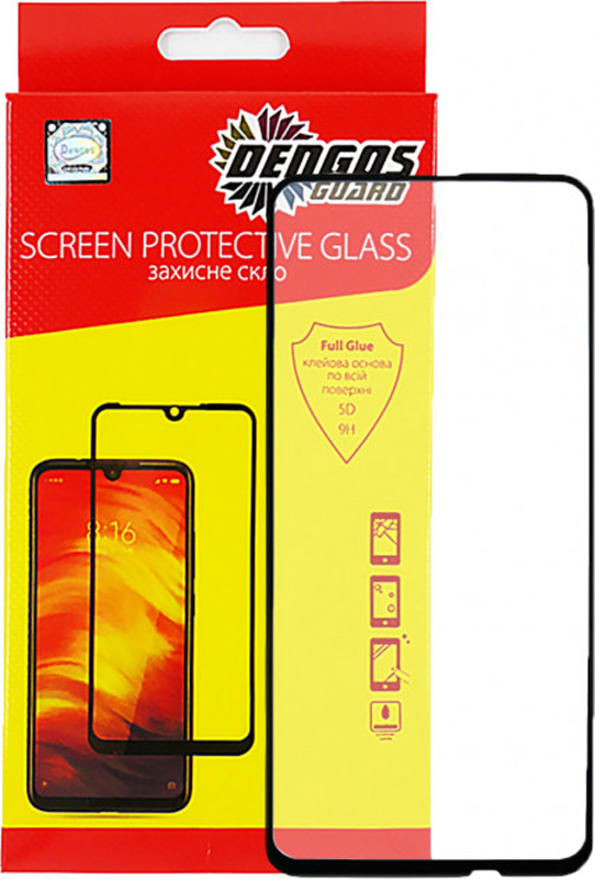 Защитное стекло DENGOS Full Glue для Huawei P Smart Z в Киеве