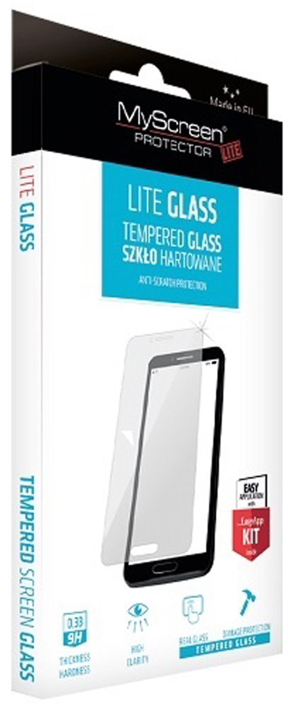 Захисне скло MYSCREEN Lite Glass Edge для Apple iPhone 7 Plus/8 Plus Black в Києві