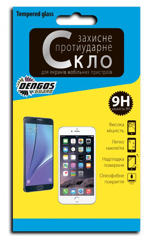 Захисне скло DENGOS для Apple iPhone 5/5s/5c в Києві