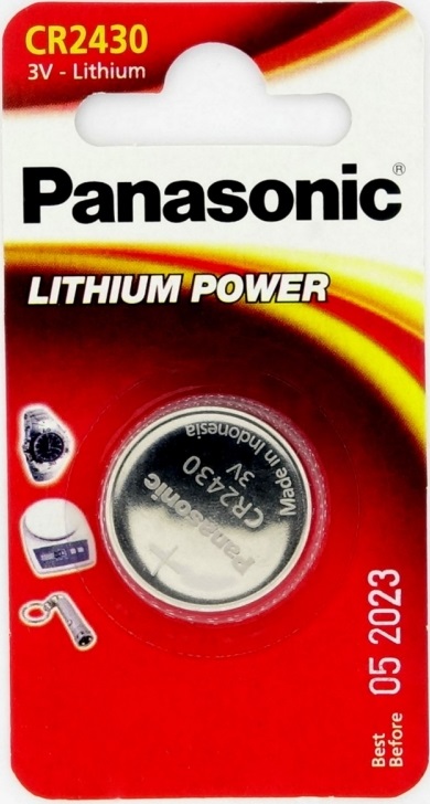 Батарейка Panasonic CR2430 LITHIUM 1шт в Києві