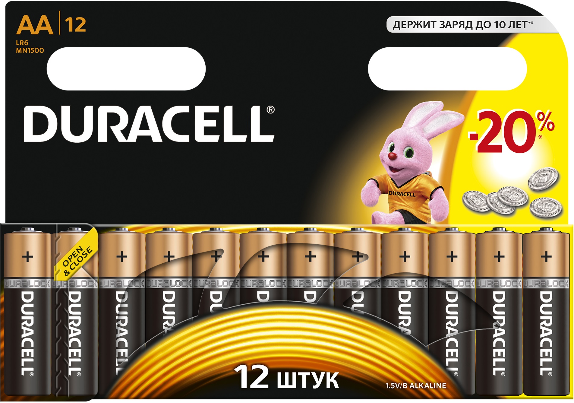 Батарейка DURACELL АА MN 1500 (12 шт) в Києві