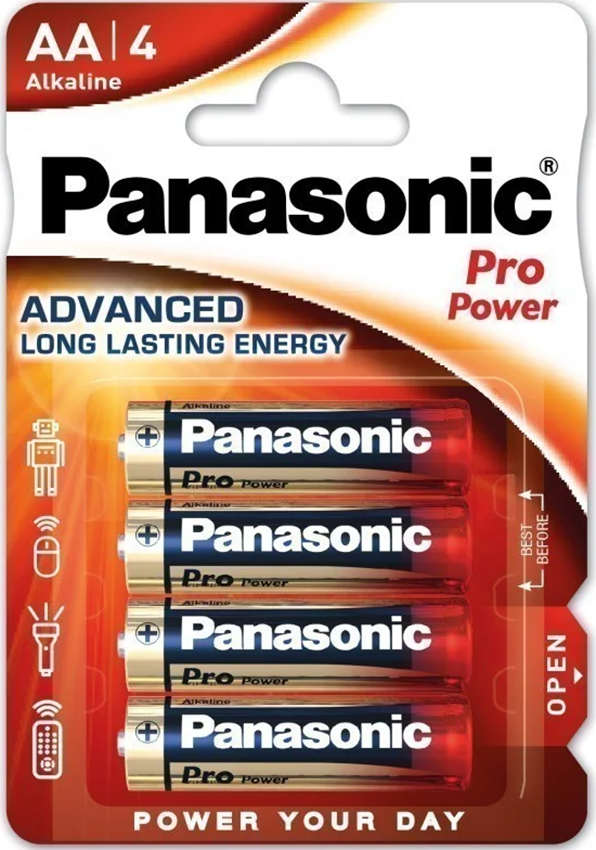 Батарейки PANASONIC Pro Power АА Alkaline 4шт (5410853038948) в Києві