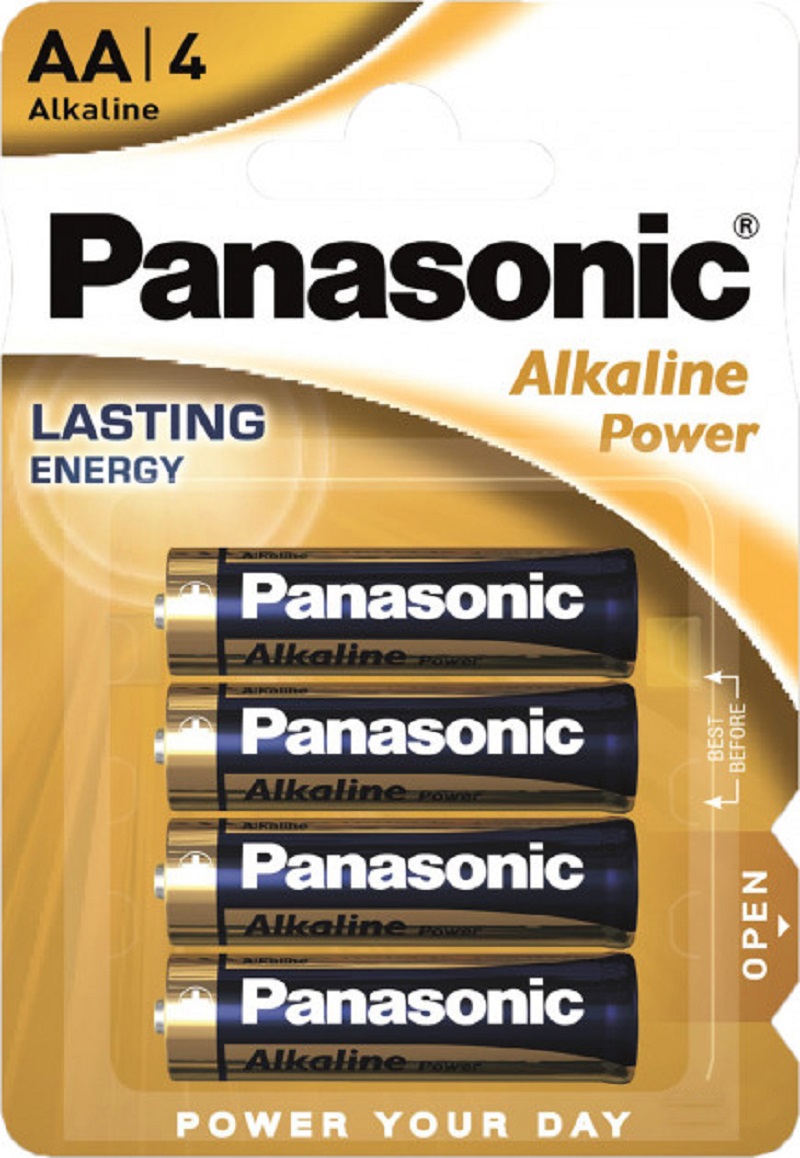 Батарейки PANASONIC AA Alkaline Power 4шт (LR6REB/4BPR) в Києві