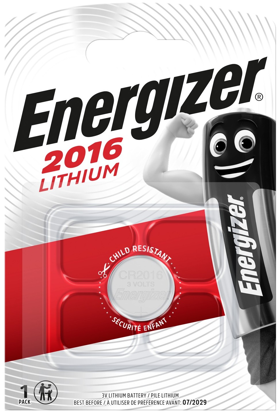 Батарейка ENERGIZER CR2016 Lithium 1шт (638710) в Києві