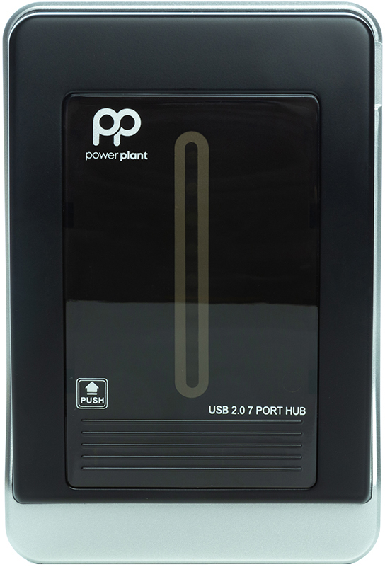 Активний USB-хаб PowerPlant USB 2.0 7 портов (CA911349) в Києві