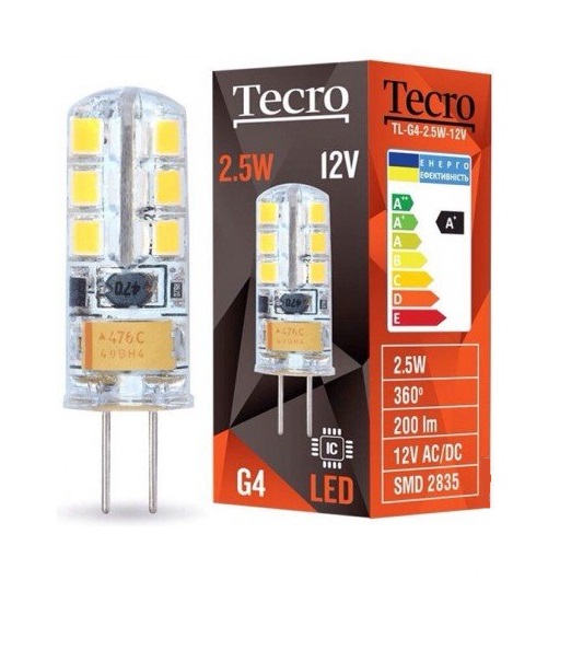 Лампа Tecro TL-G4-2.5W-12V 4100K в Киеве