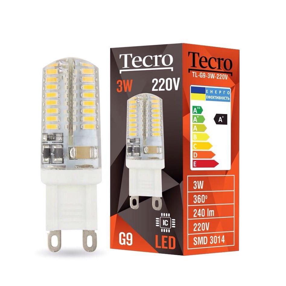 Лампа Tecro TL-G9-3W-220V 2700K в Києві